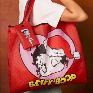 Betty Boop Red and Pink Heart Tote
